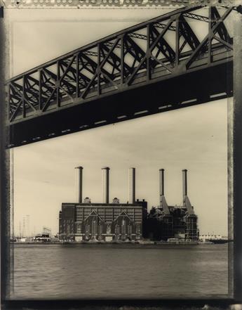 TOM BARIL (1952- ) Factory, New Jersey * Brooklyn Bridge.